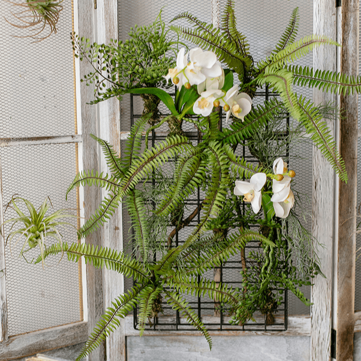 Artificial Succulent Wall Décor in Metal Frame