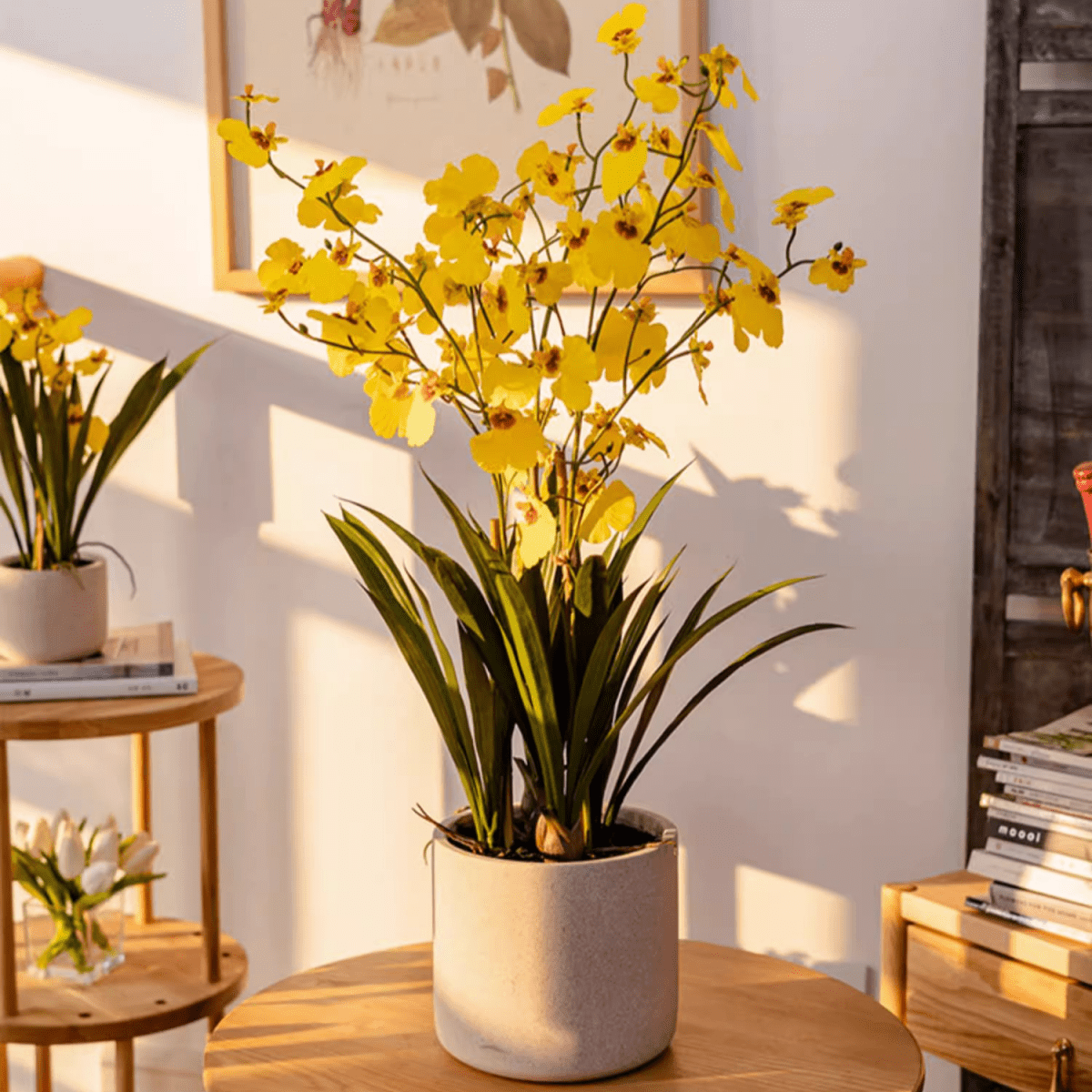 Artificial Potted Dancing Lady Orchid