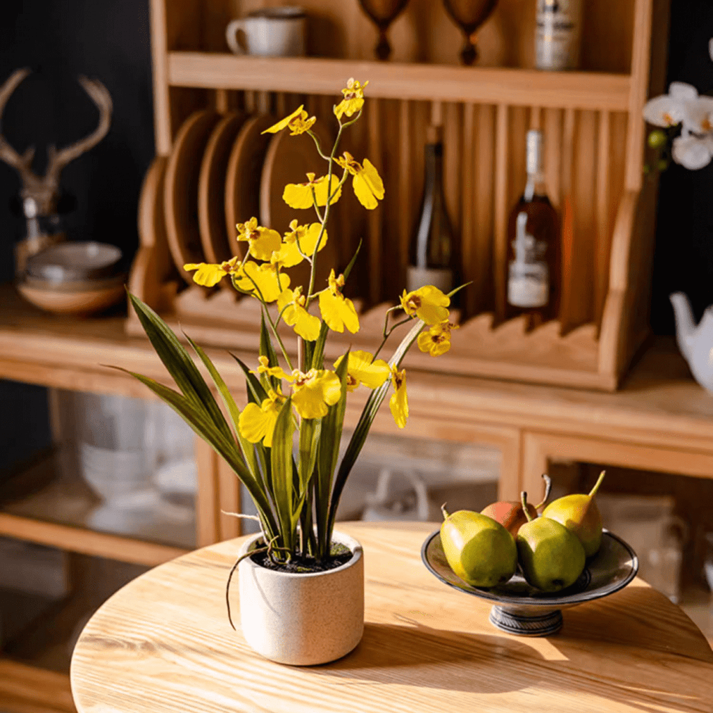 Artificial Potted Dancing Lady Orchid