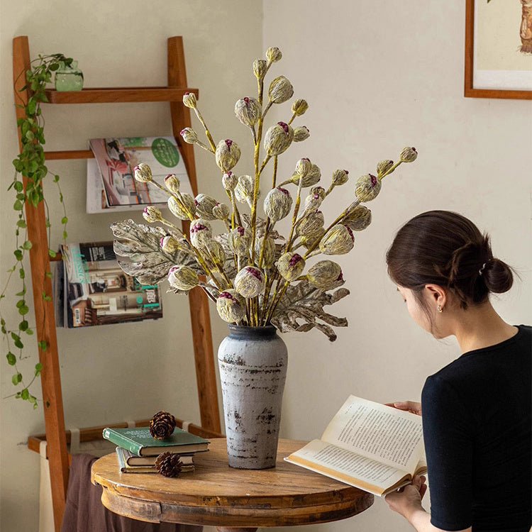 Artificial Rustic Dried Pot Stem 41" Tall