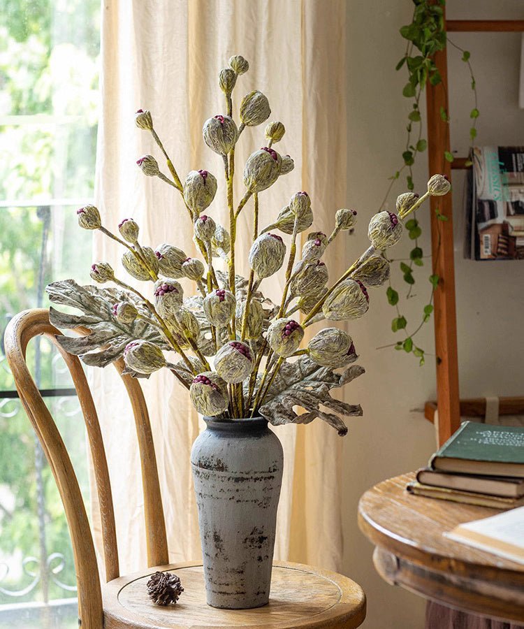 Artificial Rustic Dried Pot Stem 41" Tall