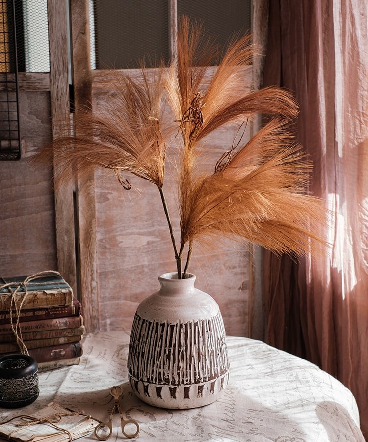 Artificial Reed Grass Stem In Various Colors 30" Tall