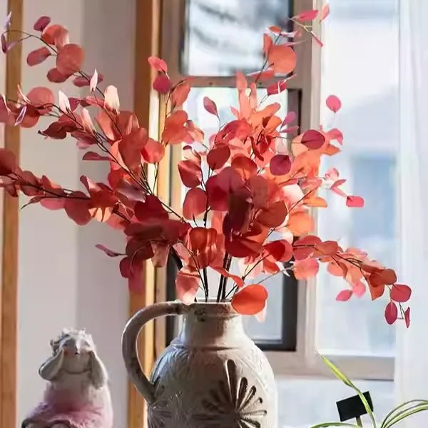 Artificial Round Leaf Eucalyptus Stem 44" Tall