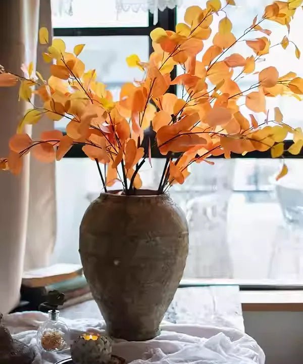Artificial Round Leaf Eucalyptus Stem 44" Tall