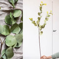 Artificial Round Leaf Eucalyptus Stem 44" Tall