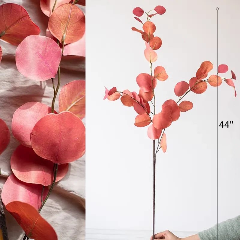 Artificial Round Leaf Eucalyptus Stem 44" Tall