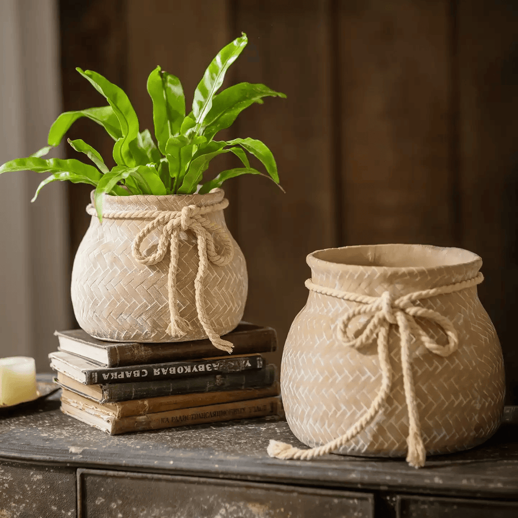 Garden Sack Cement Planter