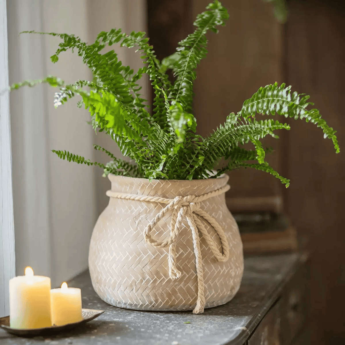 Garden Sack Cement Planter