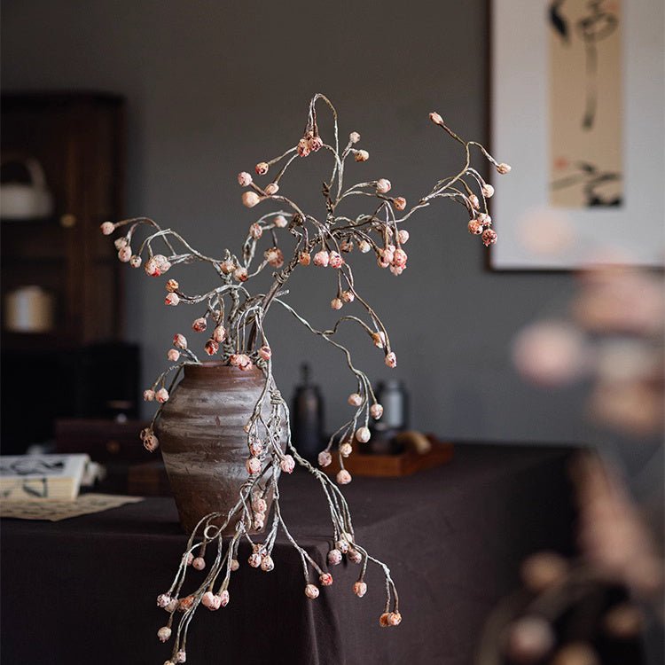 Artificial Rustic Silent Bud Twig 45.3" Tall