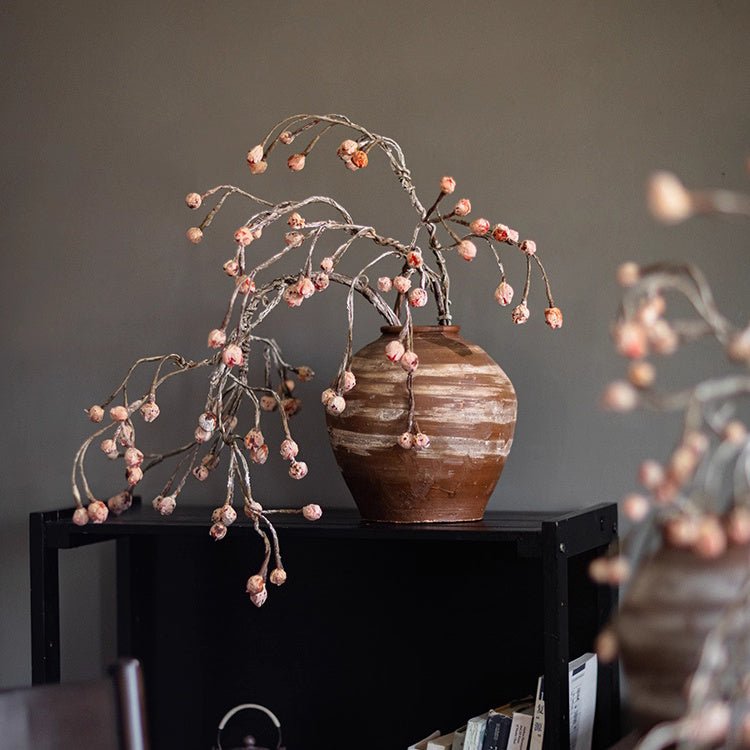 Artificial Rustic Silent Bud Twig 45.3" Tall