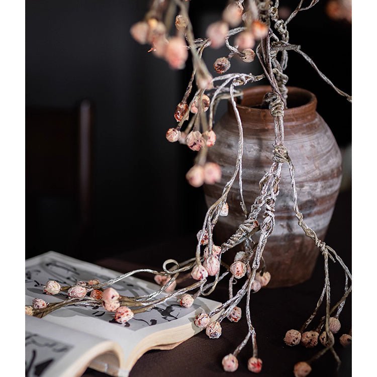 Artificial Rustic Silent Bud Twig 45.3" Tall