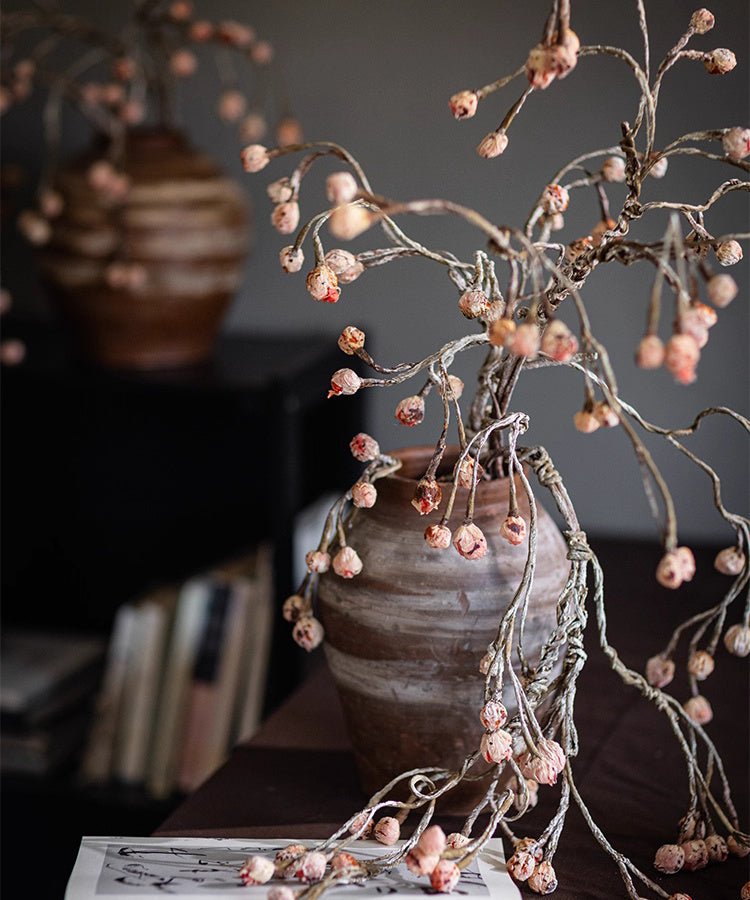 Artificial Rustic Silent Bud Twig 45.3" Tall