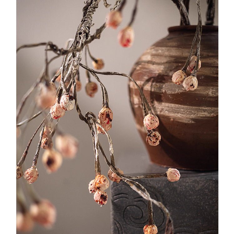 Artificial Rustic Silent Bud Twig 45.3" Tall