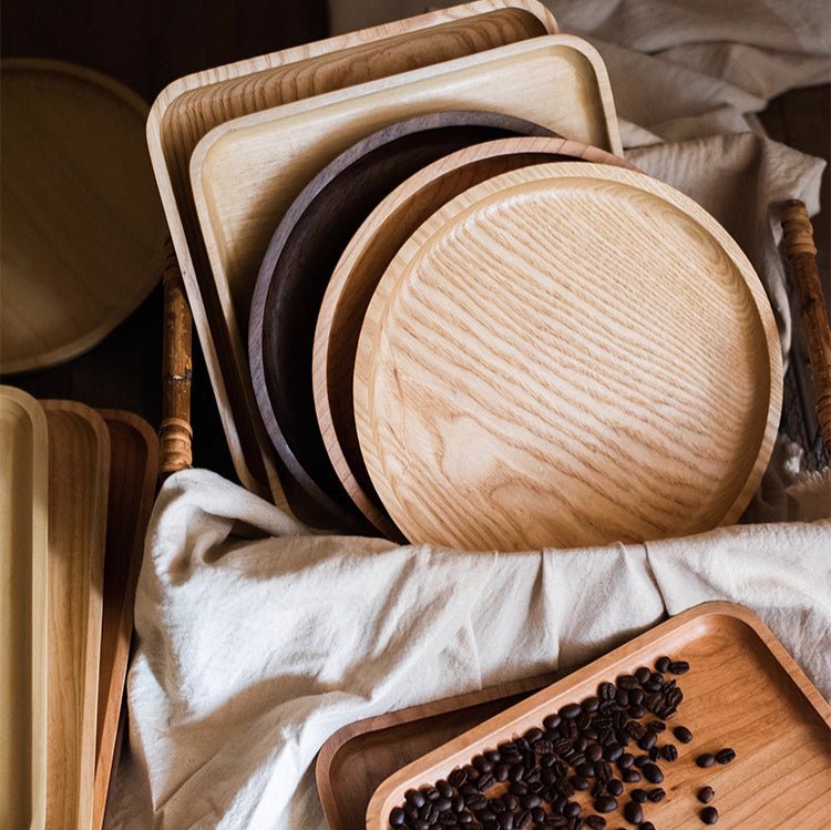 Natural Wood Serving Tray