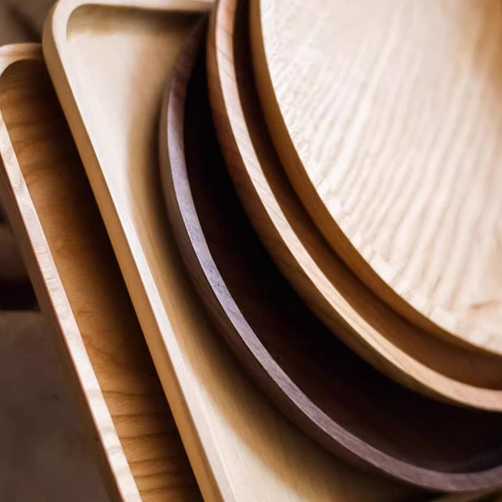 Natural Wood Serving Tray