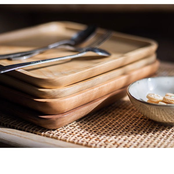 Natural Wood Serving Tray