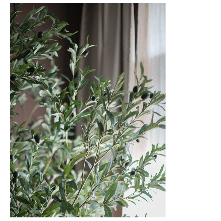 Artificial Extra Large Olive Tree 90" Tall