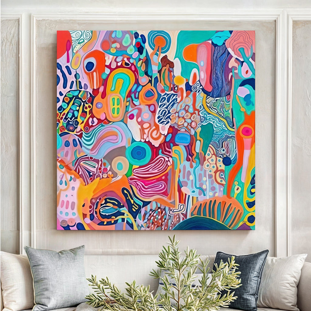 Canvas Print: "Kaleidoscopic Voyage II"