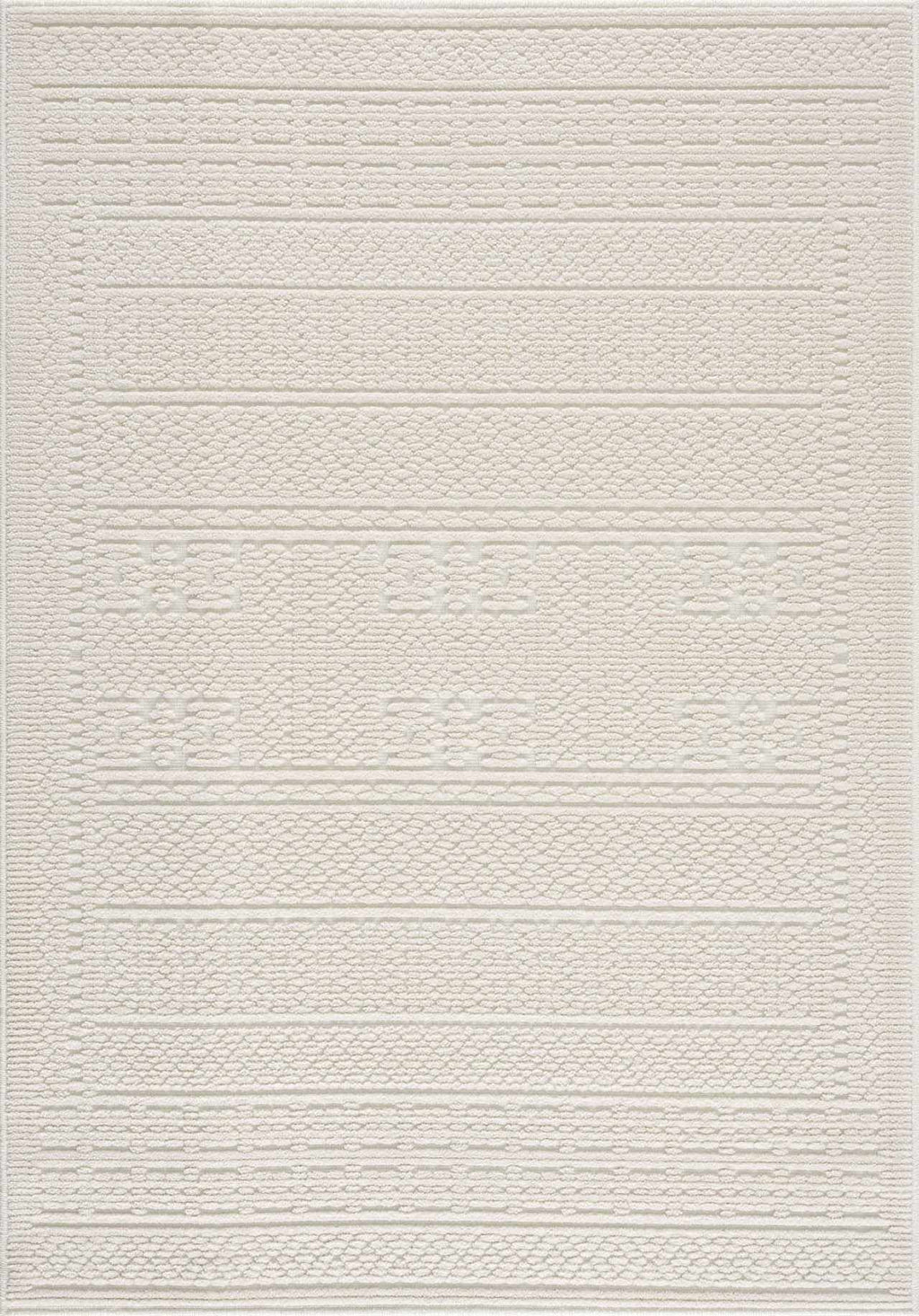 Bahar Cream Washable Area Rug