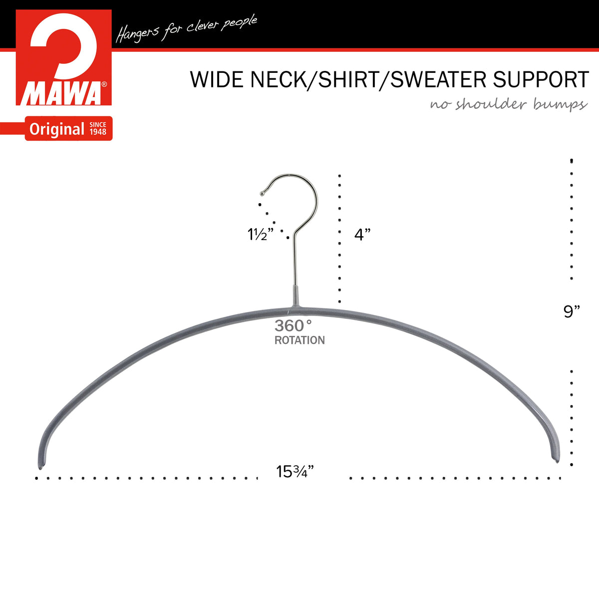 MAWA Euro 40-P Hanger, Silver