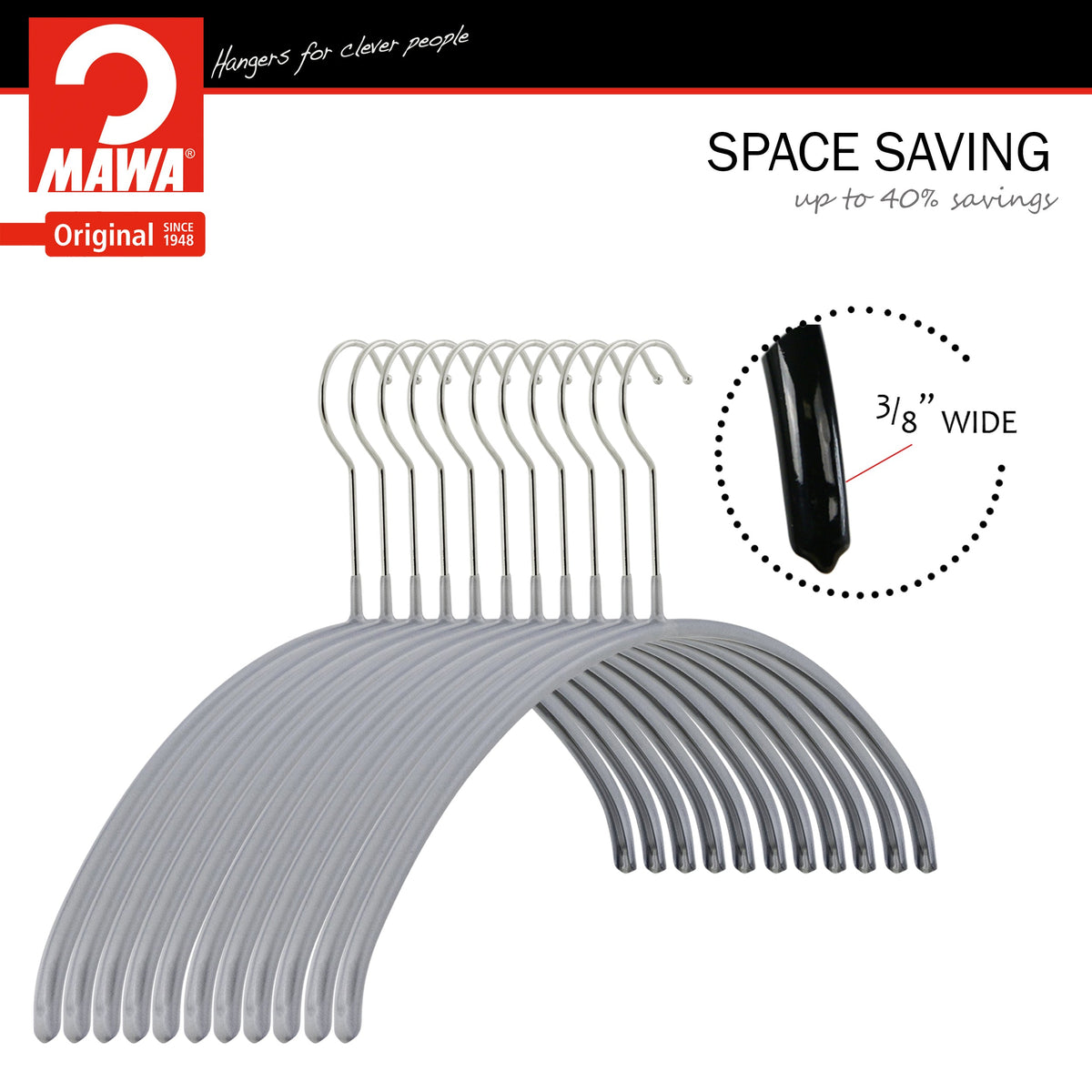 MAWA Euro 40-P Hanger, Silver