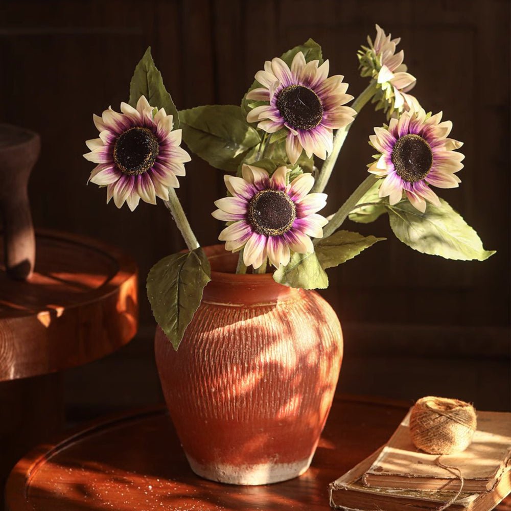 Artificial One-Head Sunflower Stem 19.7" Tall