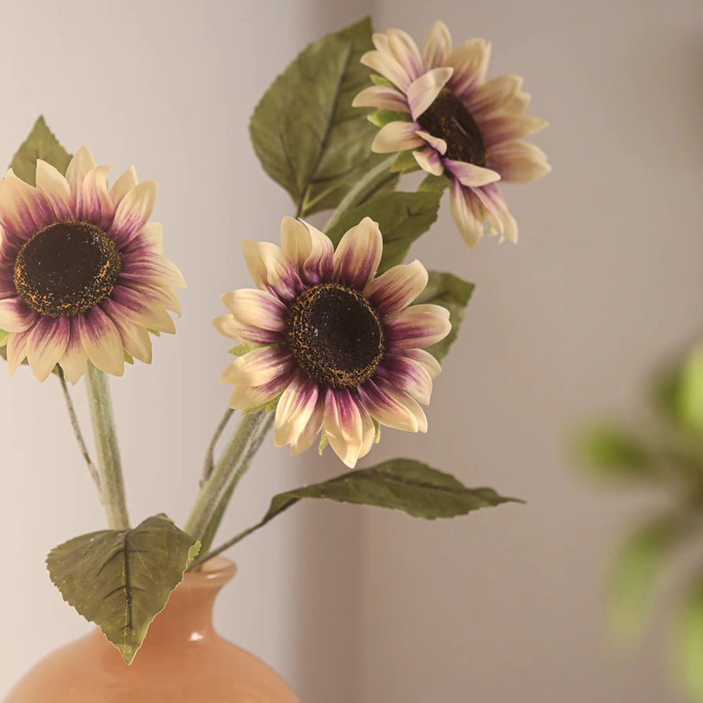 Artificial One-Head Sunflower Stem 19.7" Tall