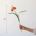 Artificial Silk Iris Flower Stem 22" Tall