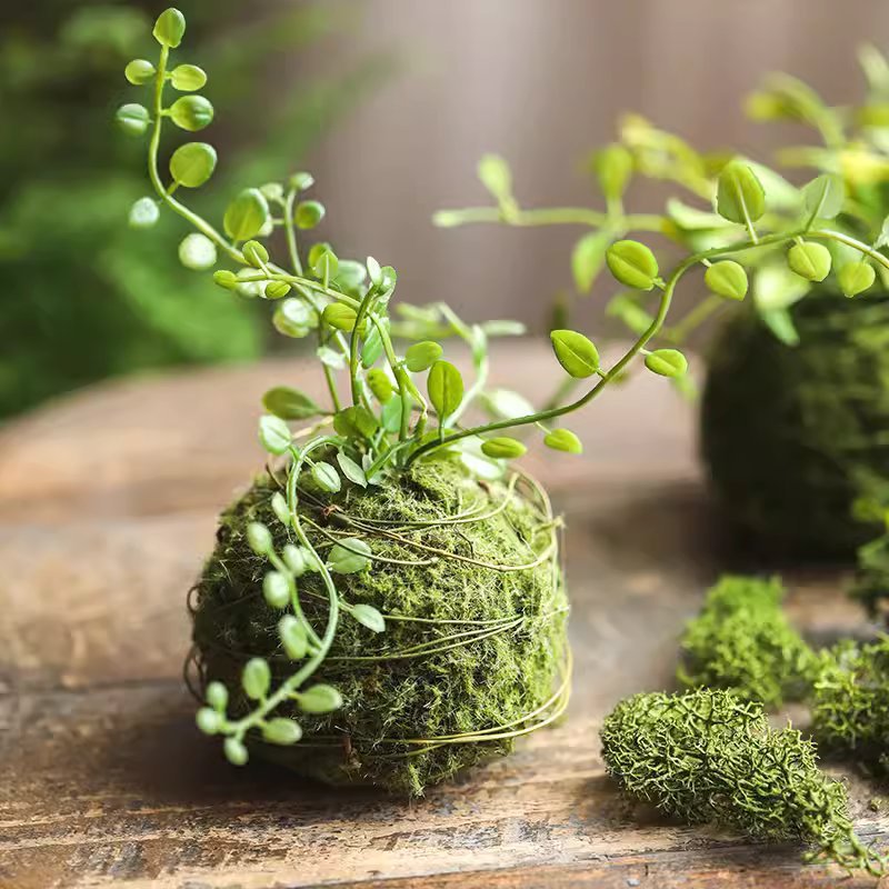 Mossy Meadow Artificial Fern Foam Ball