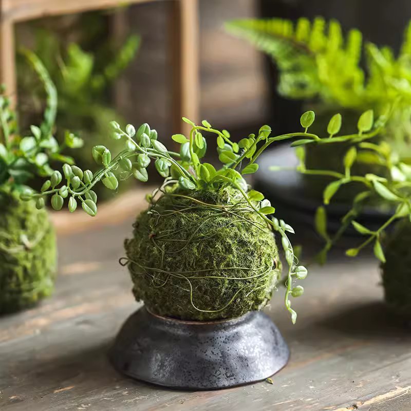 Mossy Meadow Artificial Fern Foam Ball
