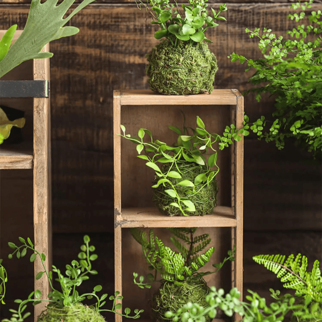 Mossy Meadow Artificial Fern Foam Ball