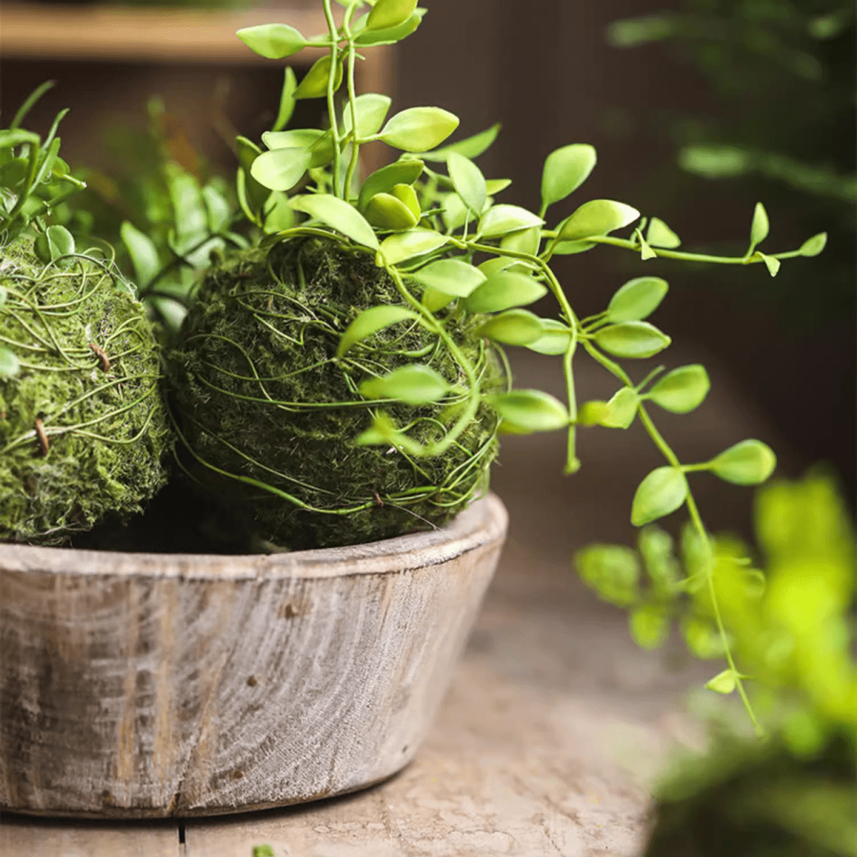 Mossy Meadow Artificial Fern Foam Ball