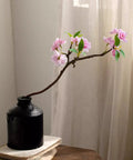 Artificial Small Peach Blossom Flower Stem 16.5" Tall