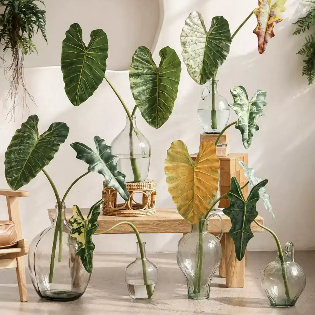 Artificial Statement Elephant Ear Leaf – 34.3"