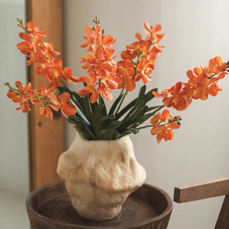 Artificial Vanda Orchid Stem 24" Tall