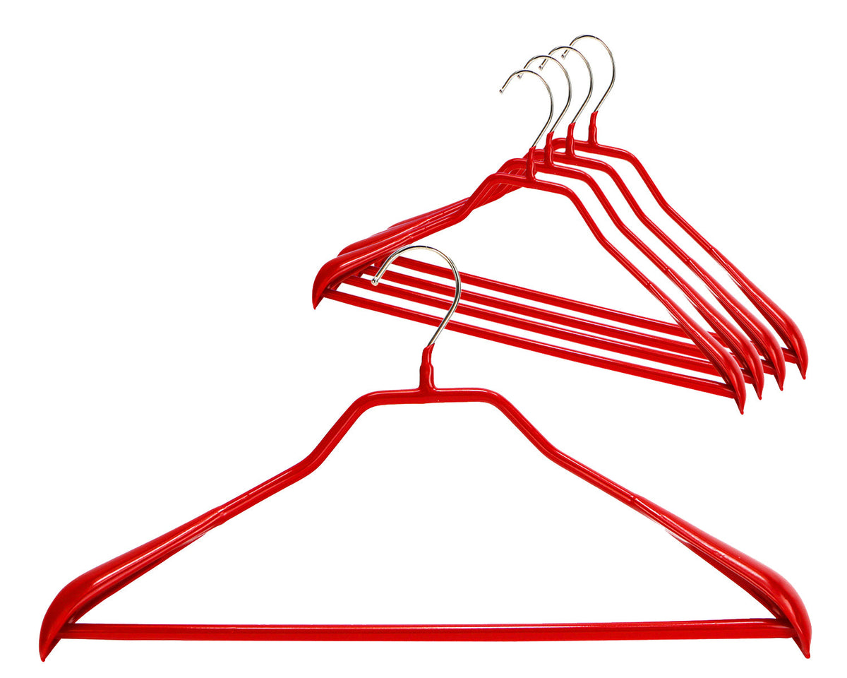 MAWA BodyForm 42-LS Hanger with Pant Bar, Red