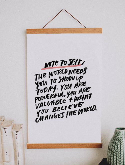 11x17 Note To Self