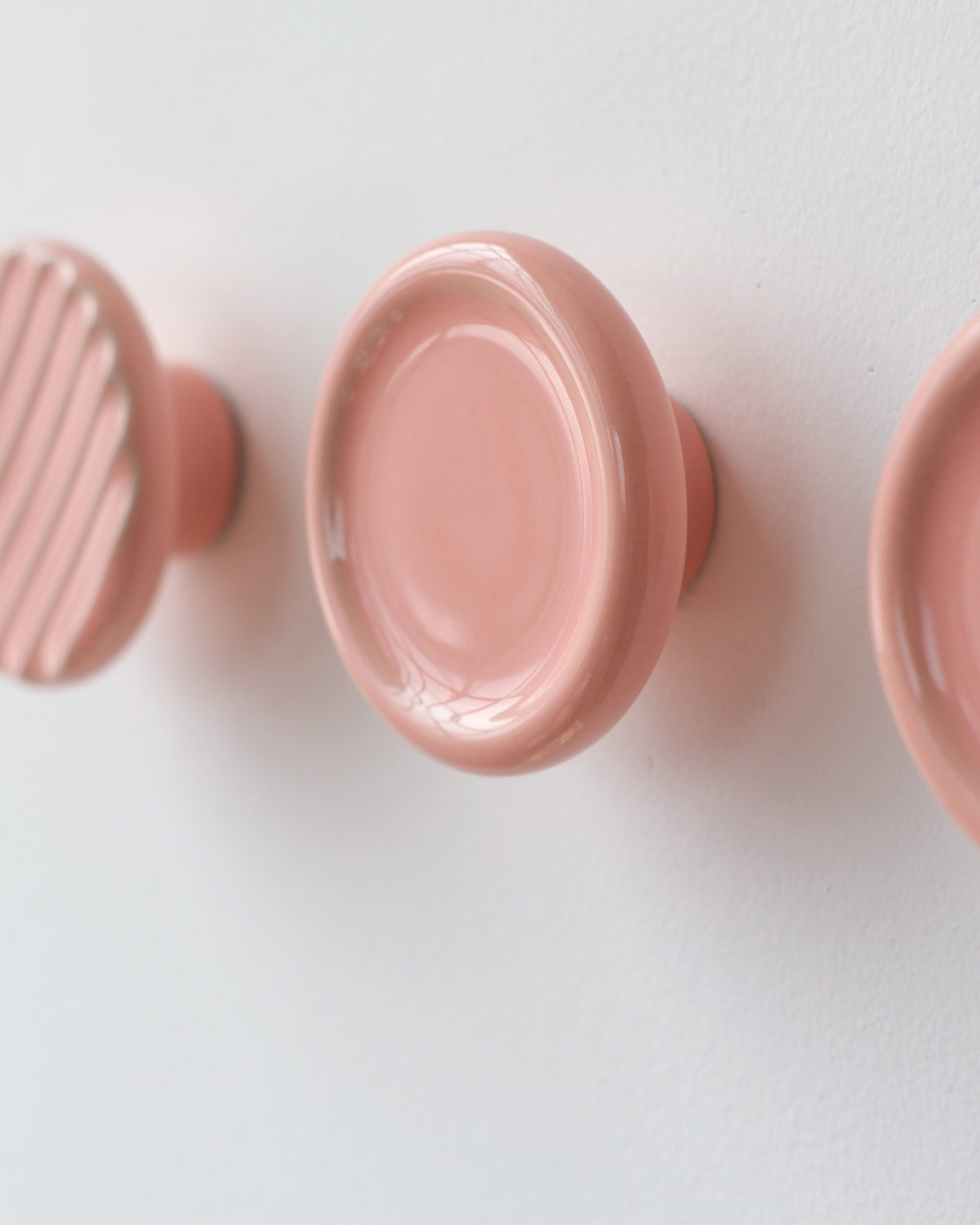 Sequence Stoneware Coat Hook - Fluted