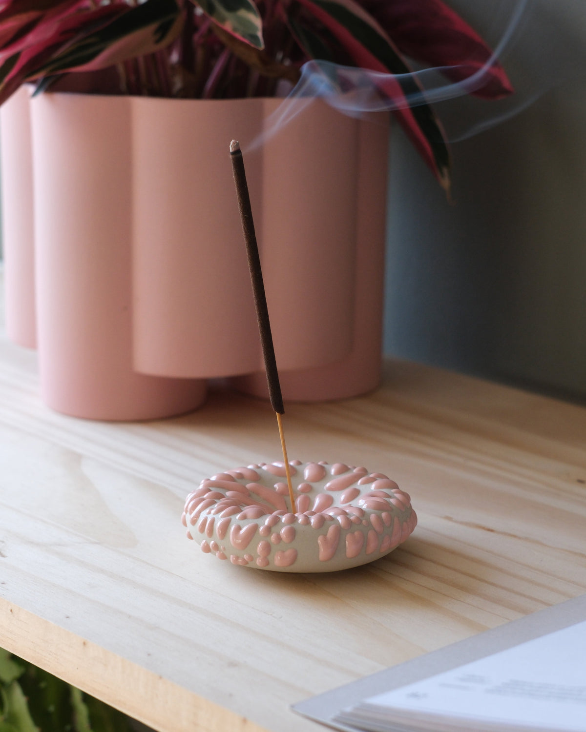 Eve Stoneware Incense Holder