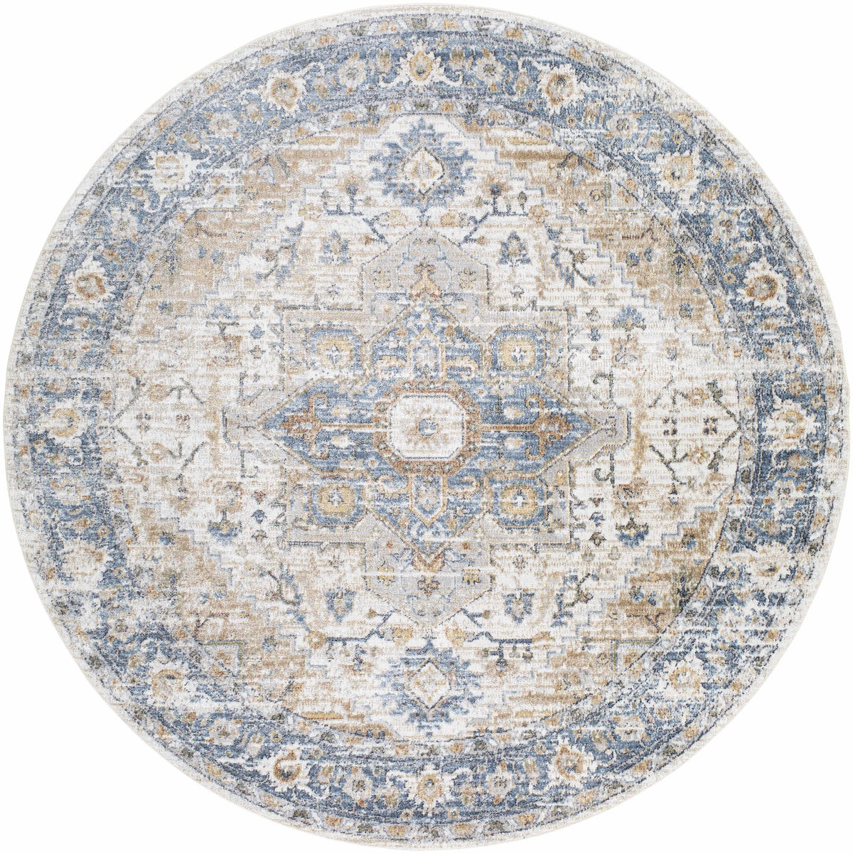 Ezri Cream Washable Area Rug