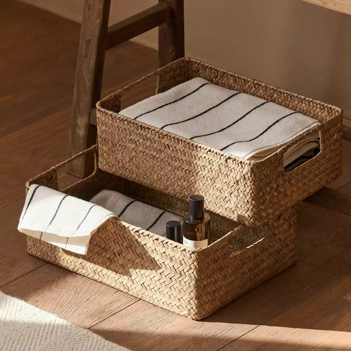 Everyday Woven Seagrass Storage Tray