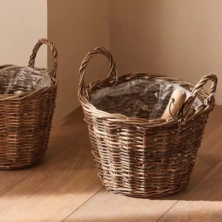 Gathering Willow Planter Basket with Liner