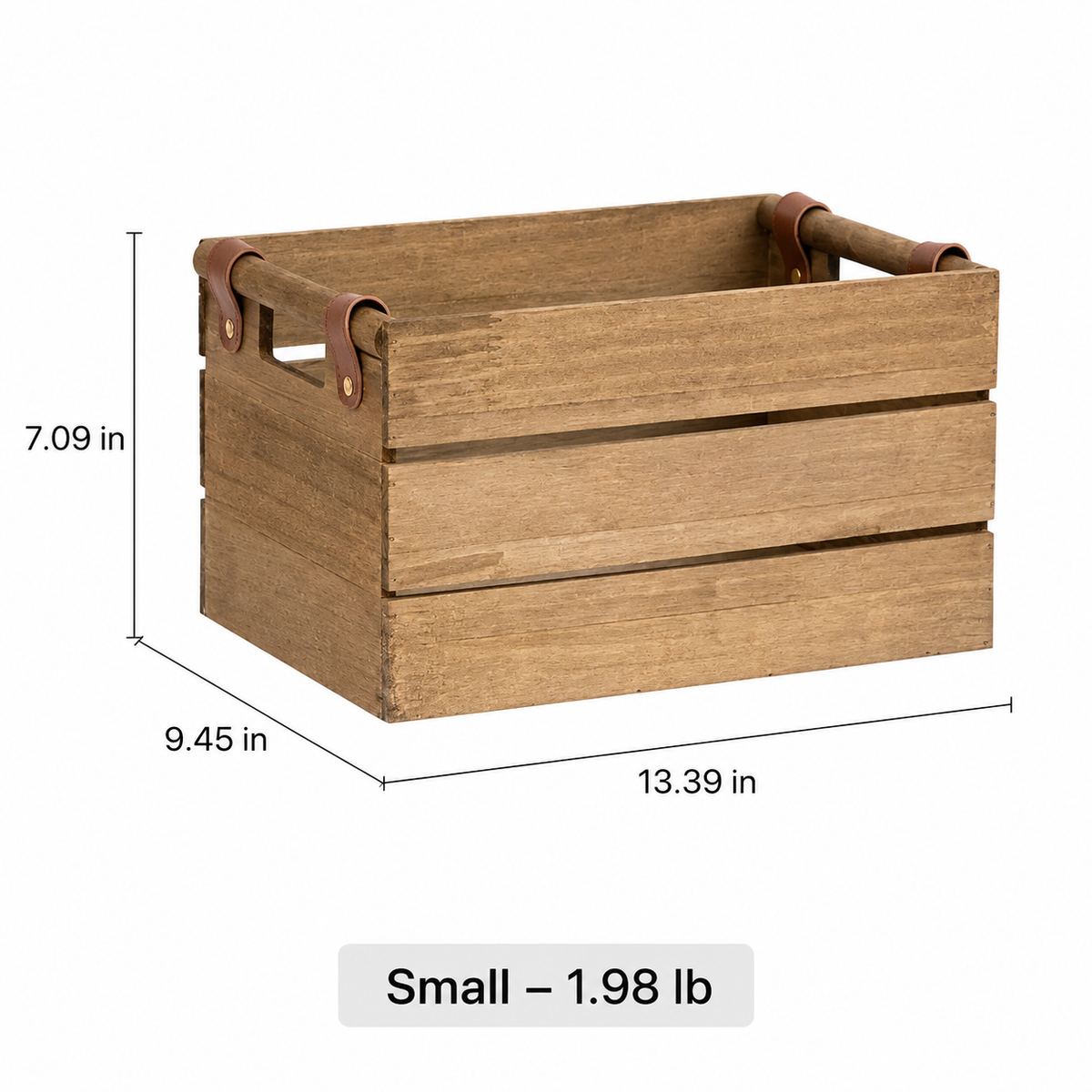 Hearth Wooden Storage Crate