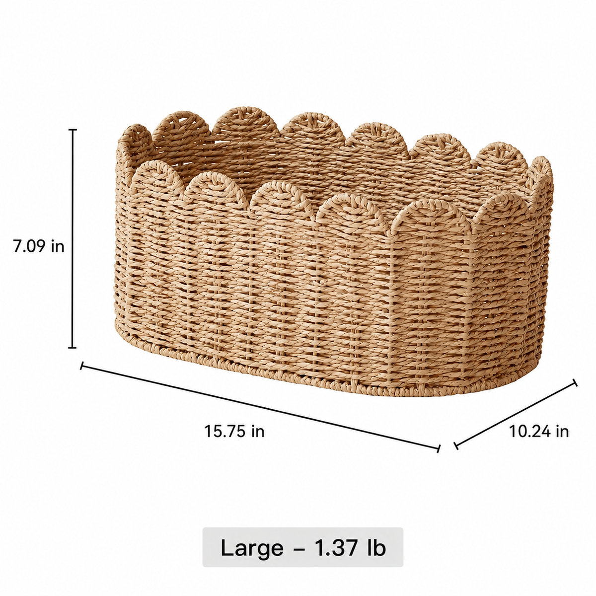 Meadow Scallop Basket
