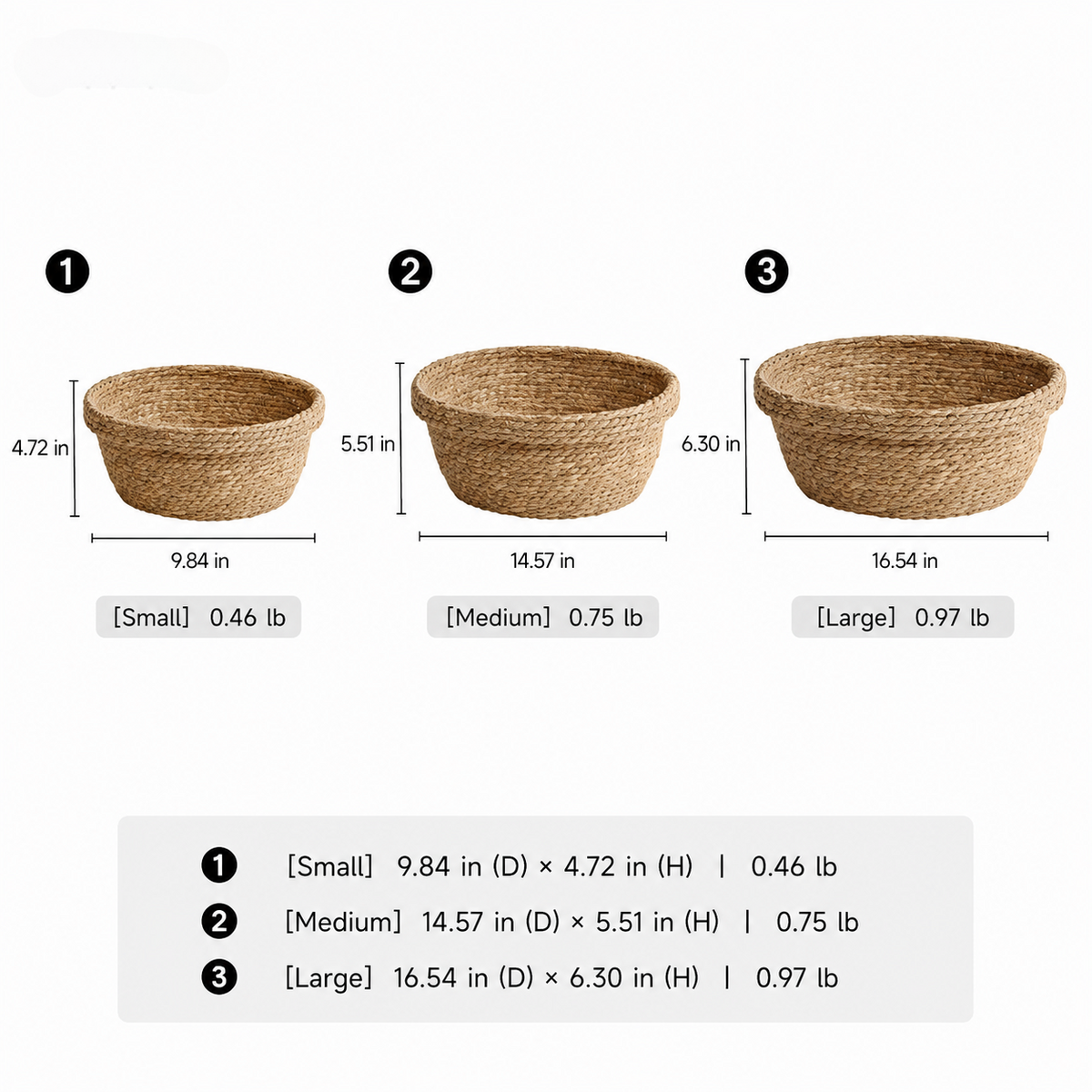 Rustic Woven Display Basket
