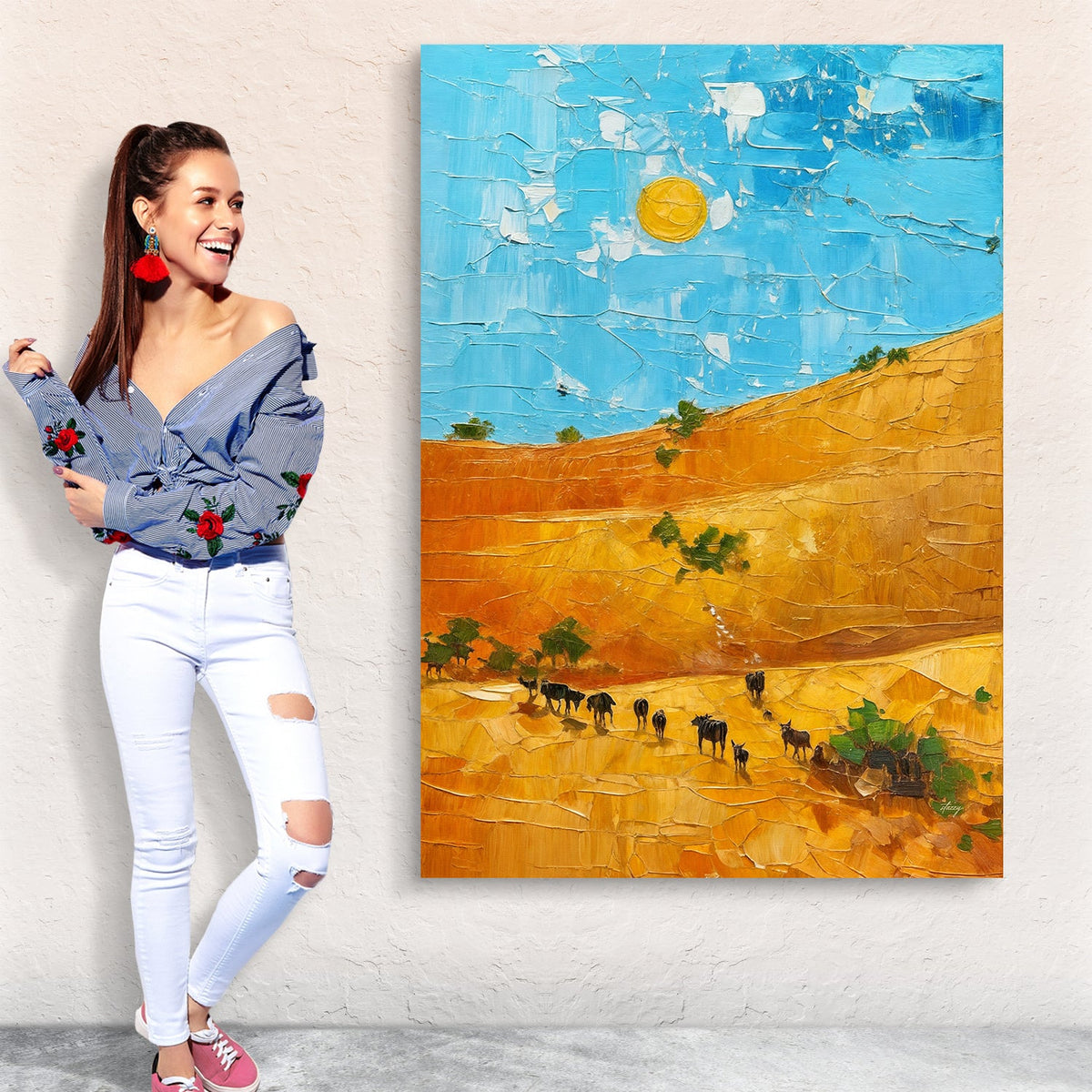 Canvas Print: "Savannah Daze"