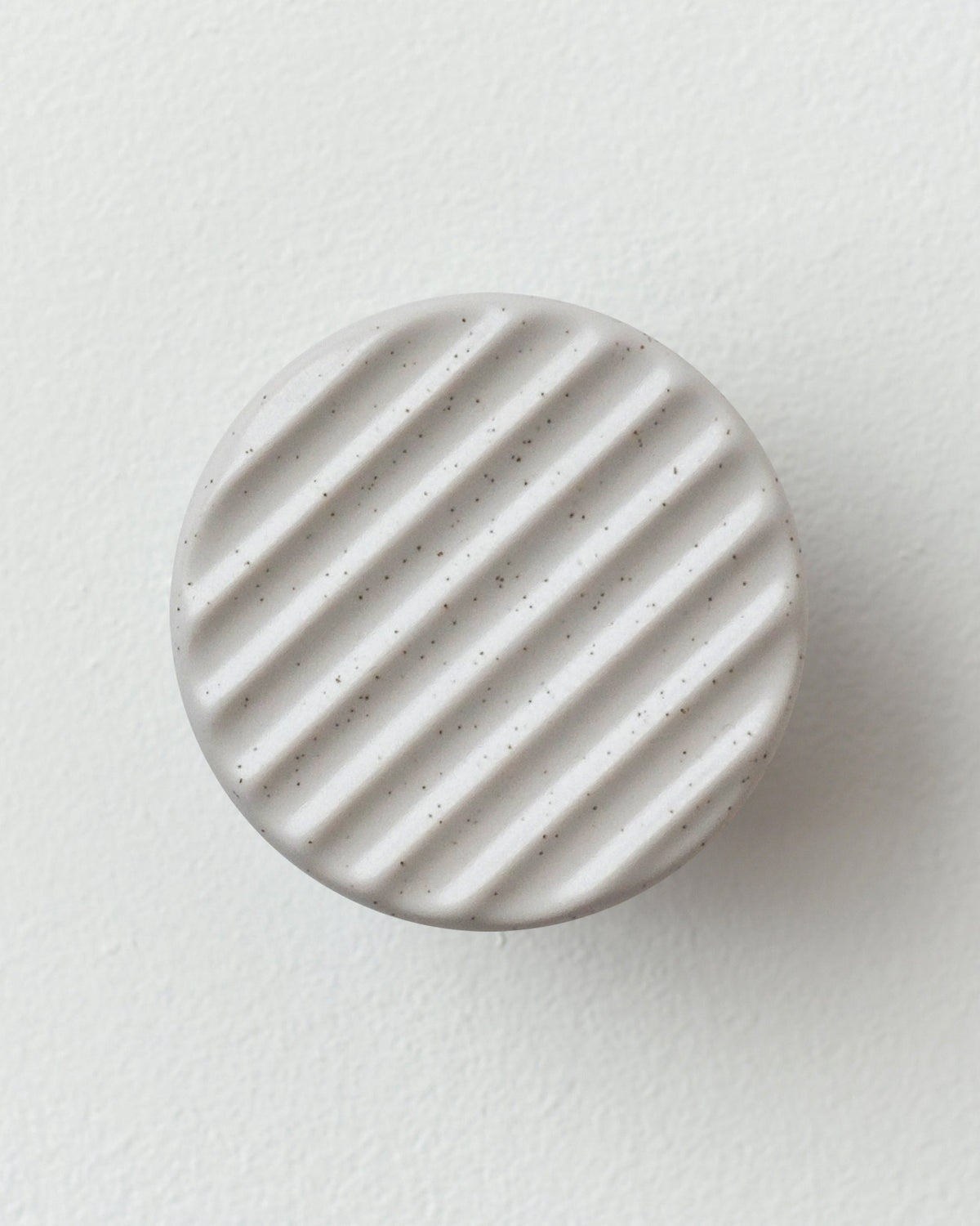 Sequence Stoneware Coat Hook - Fluted