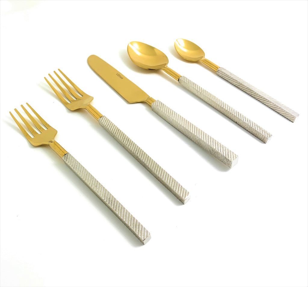 Vibhsa Modern Stainless Steel Flatware Set of 20 PC