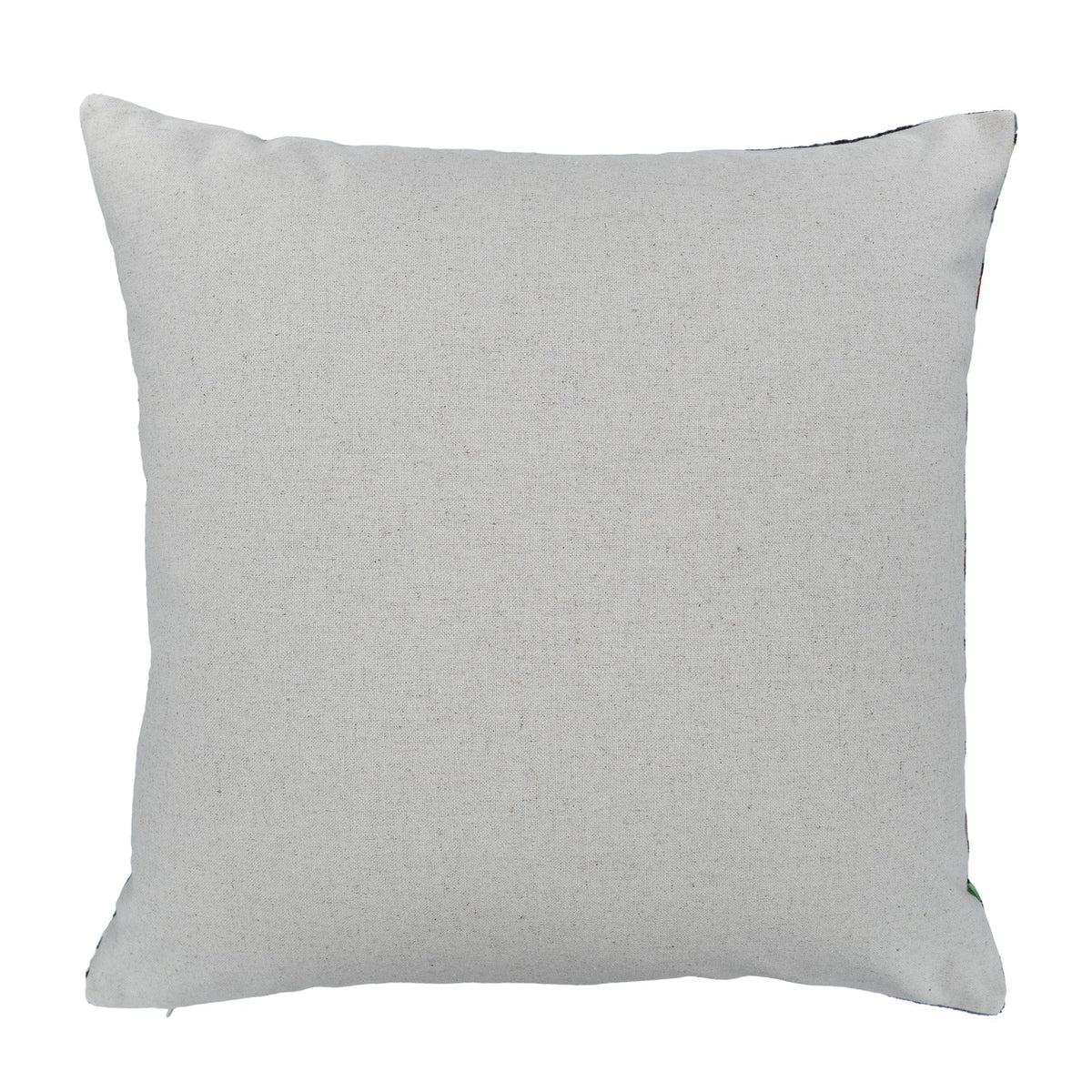 Stripes Silk Velvet Ikat Pillow, 20" X 20" Case Only