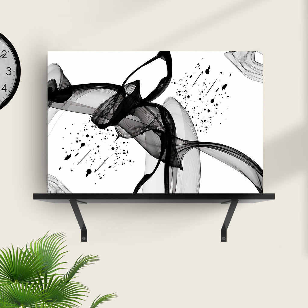 Minimalist Black Abstract Canvas Wall Art